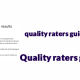 سند quality raters guideline چیست؟